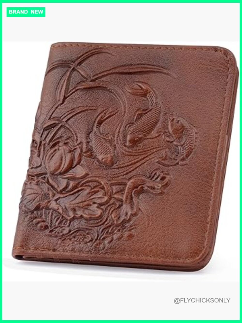 Slim RFID Women's Wallet with ID Window, Vegan Leather Card Holder